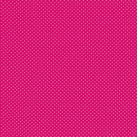 Tela de color rosa cálido con lunares