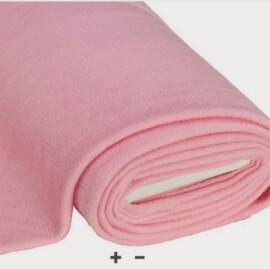 Forro polar ,de color rosa