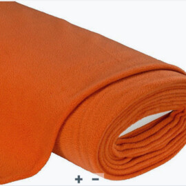 Forro polar ,de color naranja
