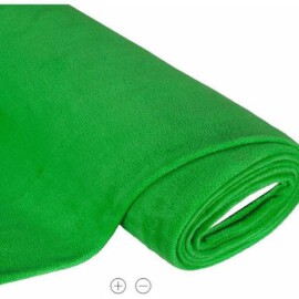 Forro polar ,de color manzana verde