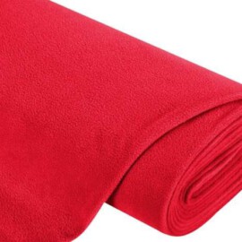 Forro polar ,de color rojo