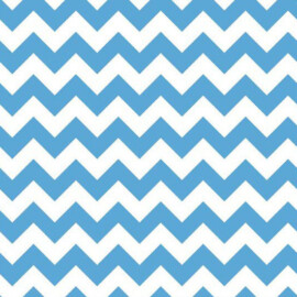 Tela “Zig Zag ” de color azul/blanco