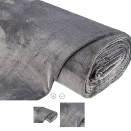 Forro polar ,de color gris