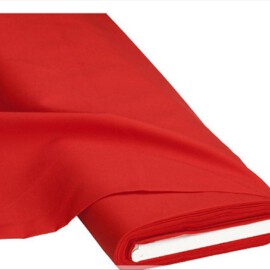 Tela de algodón rojo