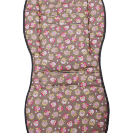 Colchoneta para "Joie" , búhos de color gris