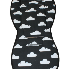 Colchoneta para "Joie" , nubes blancas / Zig Zag