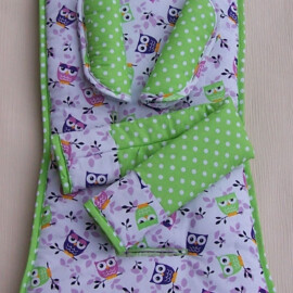 Conjunto a juego para  "Baby Jogger", búhos