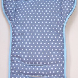 Colchoneta para "Emmaljunga , estrellas color azul /gris