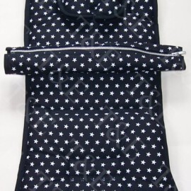 Conjunto a juego para  "Baby Jogger", estrellas color negro