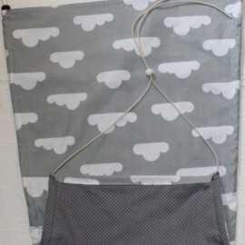 Toldo para los carritos , nubes gris