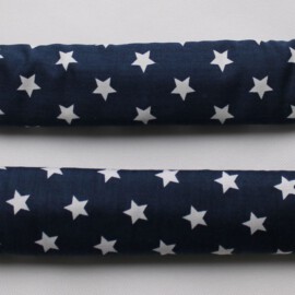 2 x Fundas para manillares, estrellas azul