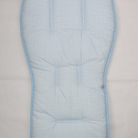 Colchoneta para "Joolz ",cuadros Vichy de color azul