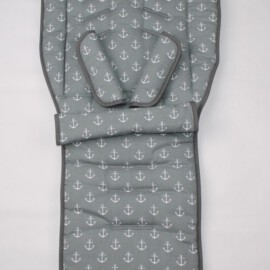 Conjunto a juego para  "Emmaljunga" , аnclas gris