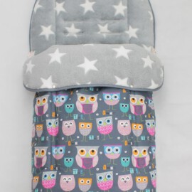Saco para silla de paseo"Joie", dibujos de búhos