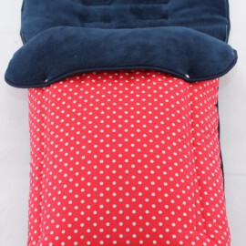 Saco para silla de paseo"Joie", Lunares color rojo/azul