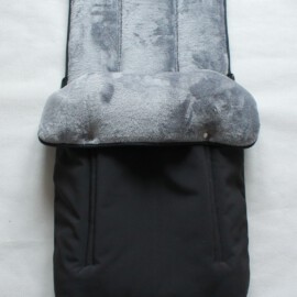 Saco para silla de paseo "Joie" , color negro liso / gris