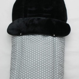 Saco para silla de paseo "Joie" ,Estrellas color gris /negro