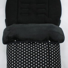 Saco para silla de paseo "Joie" ,Estrellas color negro/negro