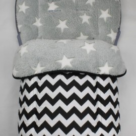 Saco para silla de paseo"Joie", ZigZag rosa/negro