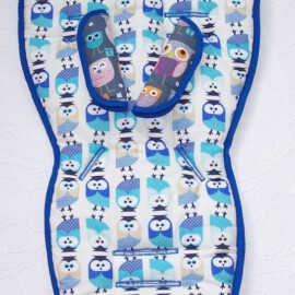 Conjunto a juego para  " Quinny ", dibujos de búhos