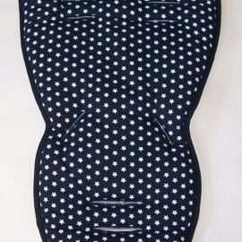 Colchoneta para "Quinny" , Estrellas de color negro
