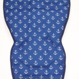 Colchoneta para "Quinny" , anclas de color azul