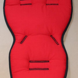 Colchoneta para "Quinny" , Negro/Rojo