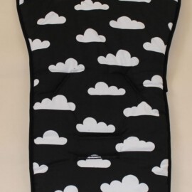 Colchoneta para "Quinny" , Nubes de color negro/azul