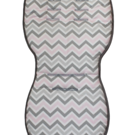 Colchoneta para "Joie" , Zig Zag ” de color gris/rosa