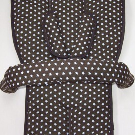 Conjunto a juego para  "Bugaboo" ,Estrellas de color marrón
