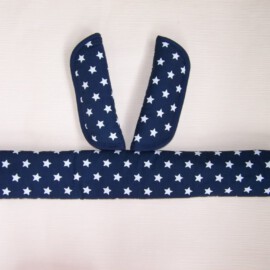 Funda para la barra + cubrecinturones , Tela de color azul marino