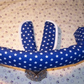 Funda para la barra + cubrecinturones , Estrellas de color azul/blanco