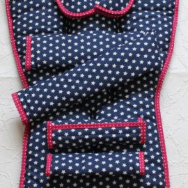 Conjunto a juego para  "Bugaboo", Estrellas de color dunkelblau