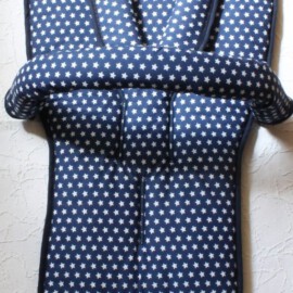 Conjunto a juego para  "Bugaboo",  Estrellas de color azul