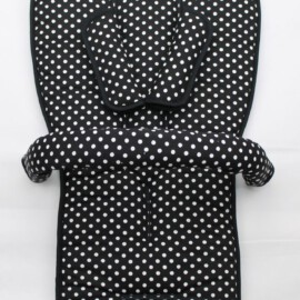 Conjunto a juego para  "Bugaboo" , Lunares de color negro