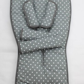 Conjunto a juego para  "Bugaboo",lunares de color gris