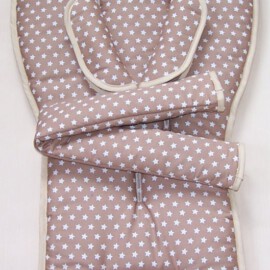 Conjunto a juego para  "Bugaboo", estrellas de color beige