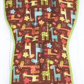 Colchoneta para "Bugaboo" ,  dibujos de jirafas