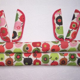 2 Fundas para las barras +2 pares de cubrecinturones ,Manzanas