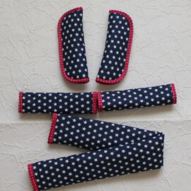 Funda para la barra , cubrecinturones ,2 fundas para manillares