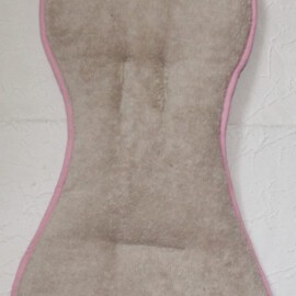 Colchoneta para “Babyzen YoYo” , Felpa de color gris/rosa