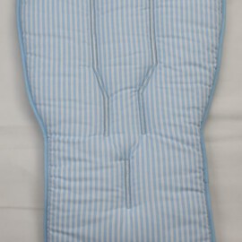 Colchoneta para "Bugaboo" , rayas de color azul / blanco