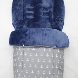 Saco para silla de paseo"Joie",color gris  con anclas