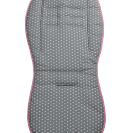 Colchoneta para "Joie" , Estrellas de color gris/rosa