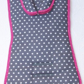 Conjunto a juego para  "TFK" , Estrellas sobre fondo gris oscuro