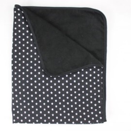 Manta para silla de paseo, estrellas de color negro