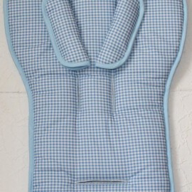 Conjunto a juego para "Joolz ",cuadros Vichy de color azul/blanco