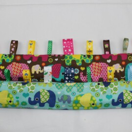 2 Fundas para las barras ,Elefantes gris