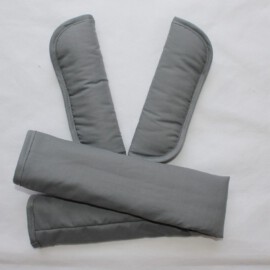 Funda para la barra + cubrecinturones ,Tela impermeable color gris