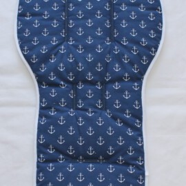 Colchoneta para "Joolz ", Anclas azul marino